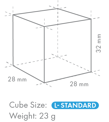 HOSHIZAKI Modulinis ledo generatorius IM-130APE, dideli kubeliai 23 gr, oro aušinimas 125 kg/24 val. IM-130APE | E-gastro