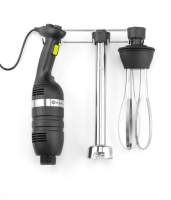 HENDI Rinkinys: Rankinis maišytuvas 350 su kintamu greičiu + šluotele + sienine pakaba Kitchen Line Juodas 230V/350W 110x324x(H)816 mm 222393 | E-gastro