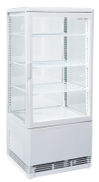 COOL HEAD Šaldoma vitrina RC78W, balta, 78 l. RC 78W | E-gastro