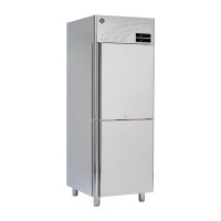 RM GASTRO Šaldytuvas LS 350, dvigubos durys, nerūdijantis plienas, GN 2/1, 2x 280 l., 230V/0,64 kW 00006514 | E-gastro