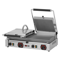 REDFOX Elektrinė rifliuota panini grilinė 57 × 24 cm 400 V PD 2020 R 00002998 | E-gastro