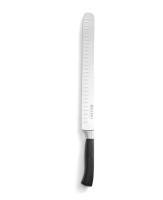 HENDI Peilis kumpiui ir lašišai pjaustyti, Profi Line, su Granton kraštu, juodas, (L)430 mm 844328 | E-gastro