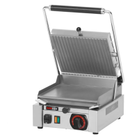 REDFOX Elektrinė lygi panini grilinė su rifliuota viršutine plokšte 26 × 24 cm 230 V PS 2010 L 00003498 | E-gastro