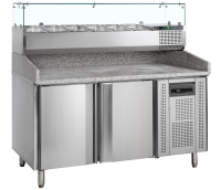TEFCOLD Picos stalas su ingriedientų vitrina PT1200 VK38-150 17819 | E-gastro