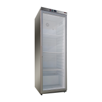 REDFOX Šaldytuvas DRR 600GS, stiklinės durys, nerūdijantis plienas, 570 l., 230V/0,175kW 00018395 | E-gastro