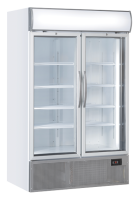 COOL HEAD Dviejų durų gėrimų šaldytuvas su švieslente TKG1000H, baltas, 1082 l. TKG 1000H | E-gastro