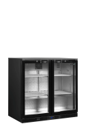 TEFCOLD Pobarinis šaldytuvas DB201H, 2 varstomos stiklinės durys, 190 l., 600 x 520 x 870 mm 44726 | E-gastro