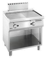 BARTSCHER Dujinė kepimo plokštuma 700, kombinuota, ant atviros spintelės, 800 mm, 14 kW 2855051 | E-gastro