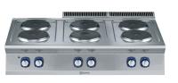 ELECTROLUX Elektrinė viryklė 6 kaitviečių be spintelės, 1200 mm, 380-400V/15,6 kW 371019 | E-gastro