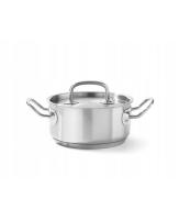 HENDI Žemas puodas su dangčiu Kitchen Line, 1,4L, Ø160x(H)75mm 836002 | E-gastro