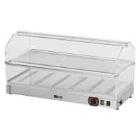 REDFOX Dviejų lygių vitrina su šildoma lentyna 80x35, dvipusis atidarymas VEC 820 00004952 | E-gastro