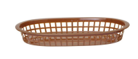 HENDI Krepšys duonai, ovalus, rudas, 6 vnt., 275×175×(H)38 mm 426296 | E-gastro