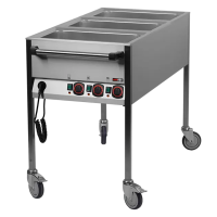 REDFOX Elektrinis marmitas GN 3×1/1, valdikliai trumpojoje pusėje, VLPK 3120 00005483 | E-gastro