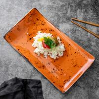 FINE DINE Stačiakampė lėkštė, oranžinė, 300x150mm, 6 vnt. 769645 | E-gastro
