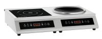 BARTSCHER Indukcinė viryklė kombinuota su wok IKIW70, 230V/7kW, 680x435x145 mm 105800 | E-gastro