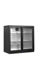 TEFCOLD Pobarinis šaldytuvas BA21S, 2 stumdomos stiklinės durys, 196 l., 900 x 515 x 900 mm 45473 | E-gastro