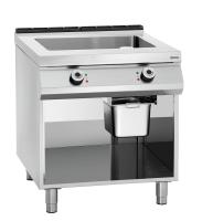 BARTSCHER Daugiafunkcinė elektrinė kepimo plokštuma - gruzdintuvė, ant atviros spintelės, 800 mm, 400V/10kW 296426 | E-gastro
