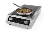 HENDI Dviguba indukcinė kaitlentė 7000 Profi Line, 400V/7000W, 405x700x(H)145mm  239346 | E-gastro