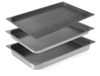 HENDI Aliuminio talpykla GN 1/1 su nepridegančia danga, 530x325x(H)65mm