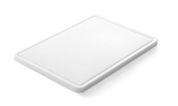 HENDI Universali pjaustymo lenta su grioveliu, Balta, 355x250x(H)15 mm 826362 | E-gastro