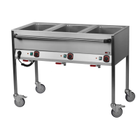 REDFOX Elektrinis marmitas GN 3×1/1, valdikliai ilgojoje pusėje, VLPD 3120 00005484 | E-gastro