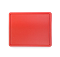HENDI Pjaustymo lentelė RVASVT GN 1/2, Raudona, 325x265(H)12 mm 826119 | E-gastro