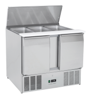 COOL HEAD Saladetė su atveriamu dangčiu CR92A, 2xGN1/1, 230V/182W, 700x883x1045 mm CR 92A | E-gastro