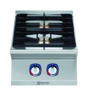 ELECTROLUX Dujinė viryklė 2 kaitviečių po 5,5kW, be spintelės, 400 mm. 371000 | E-gastro