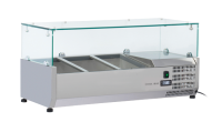 COOL HEAD Ingredientų vitrina VRX10/38, 2 GN1/3 + 1 GN1/2, 230V/160W, 395x440x1000 mm VRX 10/38 | E-gastro