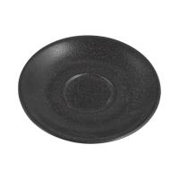 FINE DINE Kavos puodelio lėkštė Coal, juoda, ø160 mm, 6 vnt. 04ALM001516 | E-gastro