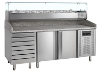 TEFCOLD Picos stalas su ingriedientų vitrina PT1310 VK38-200 17830 | E-gastro