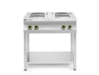 HENDI Kitchen Line 4 degiklių elektrinė viryklė, 400 V / 10400 W, 800 x 700 x (A) 900 mm 226223 | E-gastro