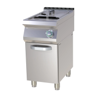 RM GASTRO Elektrinė gruzdintuvė 13 l ant spintelės FE740/13E 00019407 | E-gastro