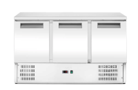 ARKTIC 3 durų šaldytuvas su stalviršiu 219 L 1365x700x(H)850mm 236147 | E-gastro