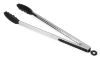 HENDI Universalios silikoninės žnyplės, Juodos, (L)445 mm 171325 | E-gastro