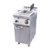 REDFOX Elektrinis makaronų virimo įrenginys 23 l su spintele VT 70/40 E 00110124 | E-gastro