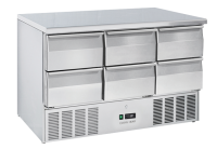 COOL HEAD Saladetė CRD96A, 6xGN1/1 stalčiai, 230V/233W, 700x880x1365 mm CRD 96A | E-gastro