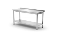 HENDI Sieninis stalas su lentyna, surenkamas, Kitchen Line, 1200x600x(H)850mm 817285 | E-gastro