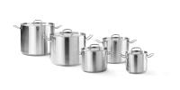 HENDI Vidutinio dydžio puodas su dangčiu Budget Line, 9L, Ø250x(H)180mm 837603 | E-gastro