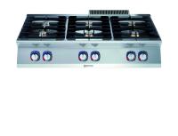 ELECTROLUX Dujinė viryklė 6 kaitviečių po 5,5kW, be spintelės, 1200 mm. 371004 | E-gastro