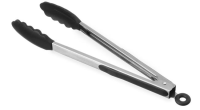 HENDI Universalios silikoninės žnyplės, Juodas, (L)345 mm 171318 | E-gastro