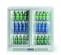 ARKTIC Baras su 2 stumdomomis durimis, 150L, Sidabro, 900x520x(H)840mm 236918 | E-gastro