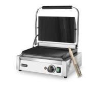 HENDI Kontaktinis grilis Panini, rifliuotas viršus ir apačia, 430x375x(H)216mm 263655 | E-gastro