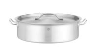 HENDI Troškinimo puodas su dangčiu, 10,8L, Ø360x(H)139mm 836521 | E-gastro