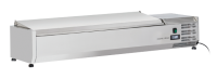 COOL HEAD Ingredientų vitrina VRX14/33 S/S, nerūdijantis plienas 6 x GN1/4, 230V/160W, 335x281x1400 mm VRX 14/33S/S | E-gastro