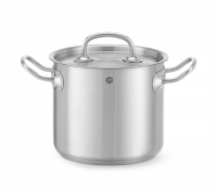 HENDI Aukštas puodas su dangčiu Kitchen Line, 2,8L, Ø160x(H)140mm 837108 | E-gastro