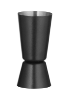 BARUP Menzūrėlė barmeno matuoklis 25/35 ml Juodas Ø40x(H)75 mm 596630 | E-gastro