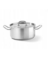 HENDI Žemas puodas su dangčiu Kitchen Line, 4,9L, Ø240x(H)110mm 836026 | E-gastro