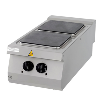 MAXIMA Premium elektrinė viryklė, 2 kaitlentės, vienguba, 90 cm 09398535 | E-gastro