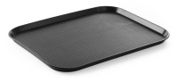 HENDI Didelis polipropileno padėklas Fast Food, juodas, 350×450×(H)20 mm 878859 | E-gastro